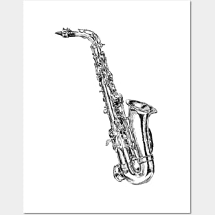 Saxophone Posters and Art